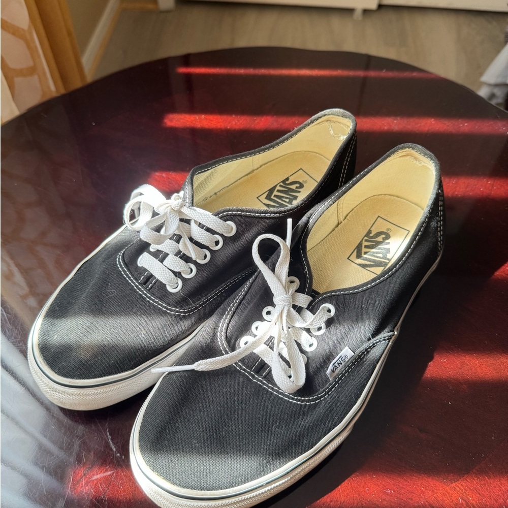 Vans Black and White Classic Sneakers